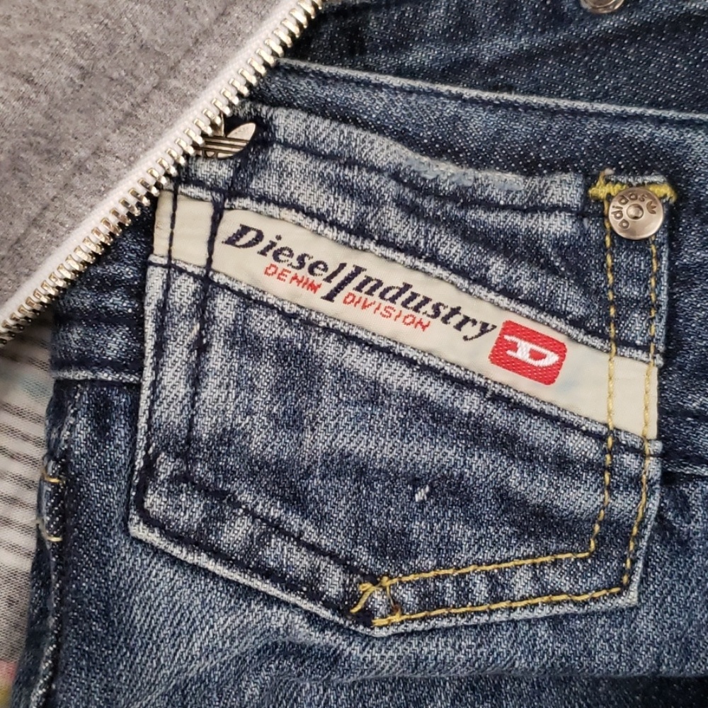 Diesel Industry & Adidas Collab Jeans Size 27 - Picture 2 of 8